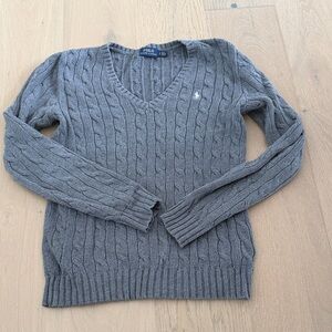 Polo by Ralph Lauren Charcoal V-Neck Sweater
